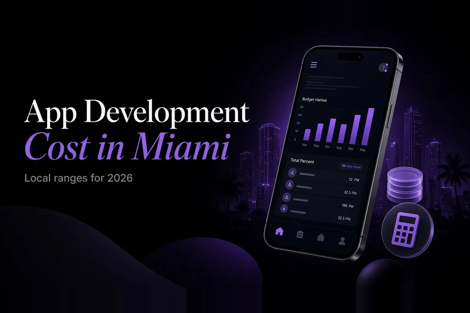 Cover for App Development Cost in Miami (2026): Local Ranges We Quote